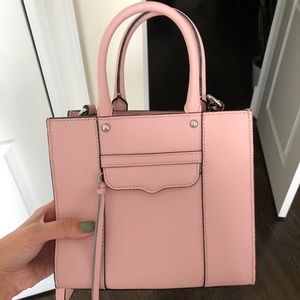 EUC Rebecca Minkoff Mab Mini Tote in Blush Pink